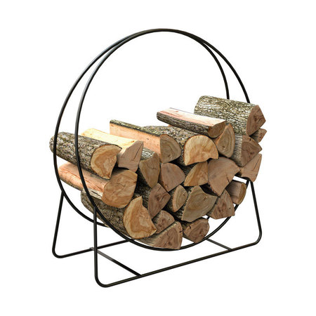 B & K LOG HOOP40""SLD STEEL BLK 15210